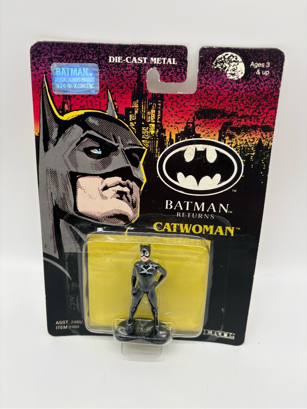 Batman Returns Catwoman Die Cast Figure Vintage 1991